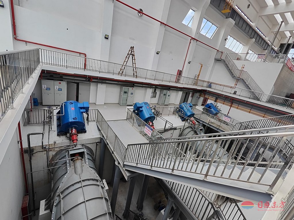 上海某港南延伸工程斜式軸流泵【4×900kW】正式投入使用